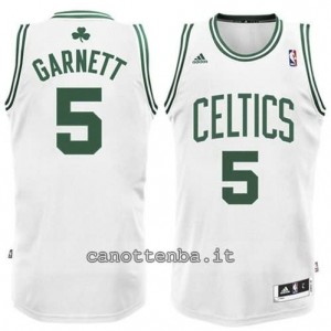 canotta #5 kevin garnett boston celtics revolution 30 bianca