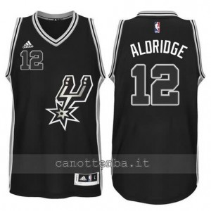 canotta LaMarcus aldridge #12 san antonio spurs 2015-2016 nero