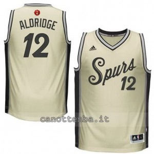 canotta LaMarcus aldridge #12 san antonio spurs natele 2015 giallo