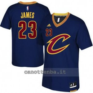 canotta LeBron james #23 cleveland cavaliers 2015-2016 blu