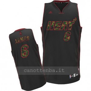 canotta LeBron james #6 miami heat moda camo
