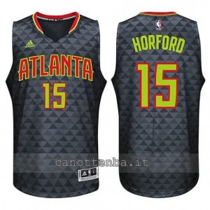 canotta al horford #15 atlanta hawks 2015-2016 nero