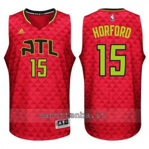 canotta al horford #15 atlanta hawks 2015-2016 rosso