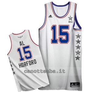 canotta al horford #15 nba all star 2015 bianca