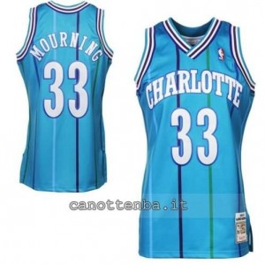 canotta alonzo mourning #33 charlotte hornets retro