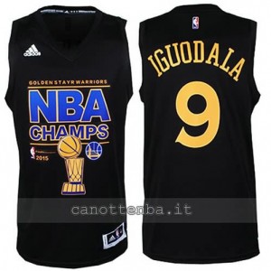 canotta andre iguodala #9 golden state warriors campioni 2014-15 nero