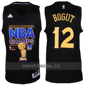 canotta andrew bogut #12 golden state warriors campioni 2014-15 nero