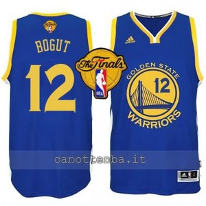 canotta andrew bogut #12 golden state warriors finale 2015 blu