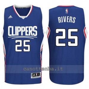 canotta austin rivers #25 los angeles clippers 2015-2016 blu