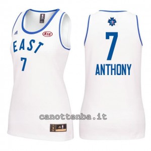 canotta nba donna all star 2016 carmelo anthony #7 bianca