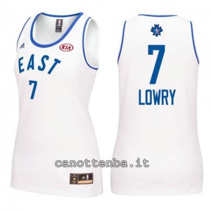 canotta nba donna all star 2016 kyle lowry #7 bianca