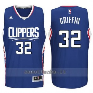 canotta blake griffin #32 los angeles clippers 2015-2016 blu