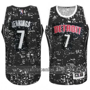 canotta brandon jennings #7 detroit pistons lights nero