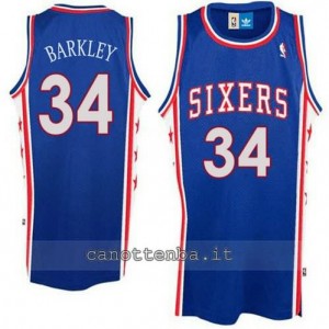 canotta charles barkley #34 philadelphia 76ers blu