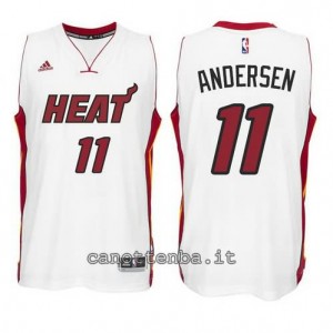 canotta chris andersen #11 miami heat 2014-2015 bianca