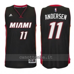 canotta chris andersen #11 miami heat 2014-2015 nero