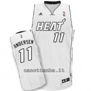 canotta chris andersen #11 miami heat whiteout