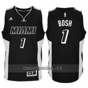 canotta chris bosh #1 miami heat 2014-2015 nero