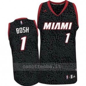 canotta chris bosh #1 miami heat leopardo