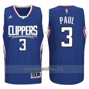 canotta chris paul #3 los angeles clippers 2015-2016 blu