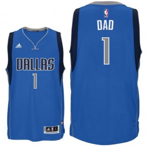 canotta dad logo 2 dallas mavericks 2015-2016 blu