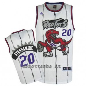 canotta damon stoudamire #20 toronto raptors bianca