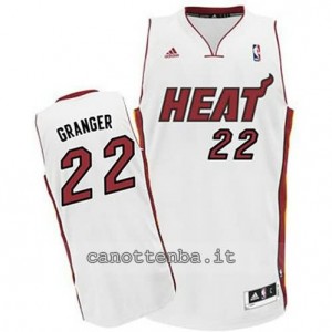 canotta danny granger #22 miami heat revolution 30 bianca