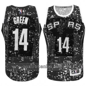 canotta danny green #14 san antonio spurs lights nero