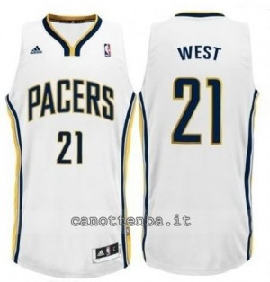 canotta david west #21 indiana pacers revolution 30 bianca
