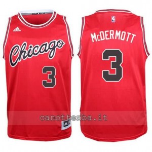 canotta doug mcdermott #3 chicago bulls 2015-2016 rosso