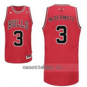 canotta doug mcdermott #3 chicago bulls revolution 30 rosso