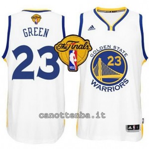 canotta draymond green #23 golden state warriors finale 2015 bianca