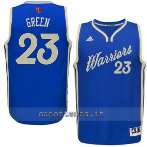 canotta draymond green #23 golden state warriors natale 2015 blu