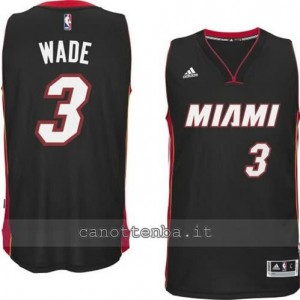 canotta dwayne wade #3 miami heat 2014-2015 nero