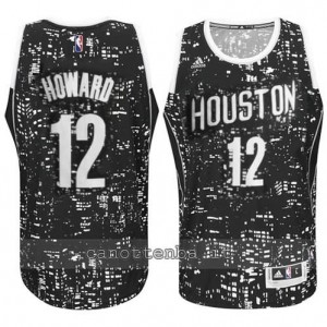 canotta dwight howard #12 houston rockets lights nero