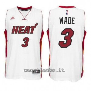 canotta dwyane wade #3 miami heat 2014-2015 bianca