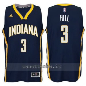 canotta george hill #3 indiana pacers 2014-2015 blu