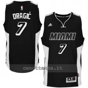 canotta goran dragic #7 miami heat 2014-2015 nero