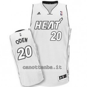 canotta greg oden #20 miami heat 2014-2015 whiteout