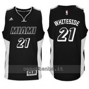 canotta hassan whiteside #21 miami heat 2014-2015 nero