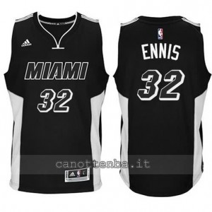 canotta james ennis #32 miami heat 2014-2015 nero