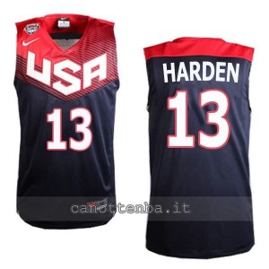 canotta james harden #13 nba usa 2014 nero