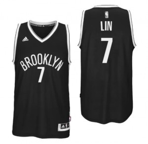 canotta jeremy lin 7 brooklyn nets 2016 nero