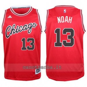 canotta joakim noah #13 chicago bulls 2015-2016 rosso