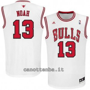 canotta joakim noah #13 chicago bulls revolution 30 bianca