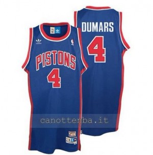 canotta joe dumars #4 detroit pistons blu