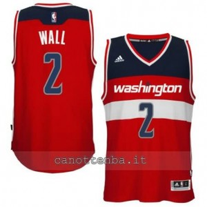 canotta john wall #2 washington wizards 2014-2015 rosso