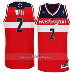 canotta john wall #2 washington wizards revolution 30 rosso