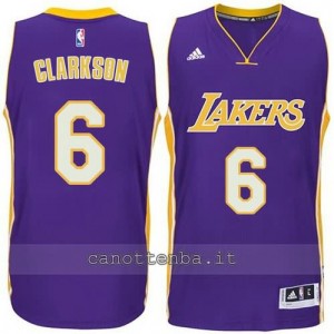 canotta jordan clarkson #6 los angeles lakers 2014-2015 porpora