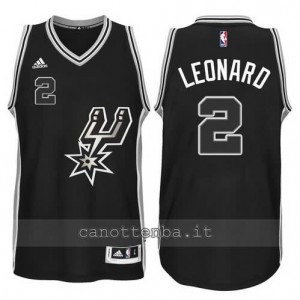 canotta kawhi leonard #2 san antonio spurs 2015-2016 nero